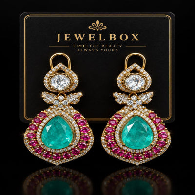 Teardrop Statement Earrings